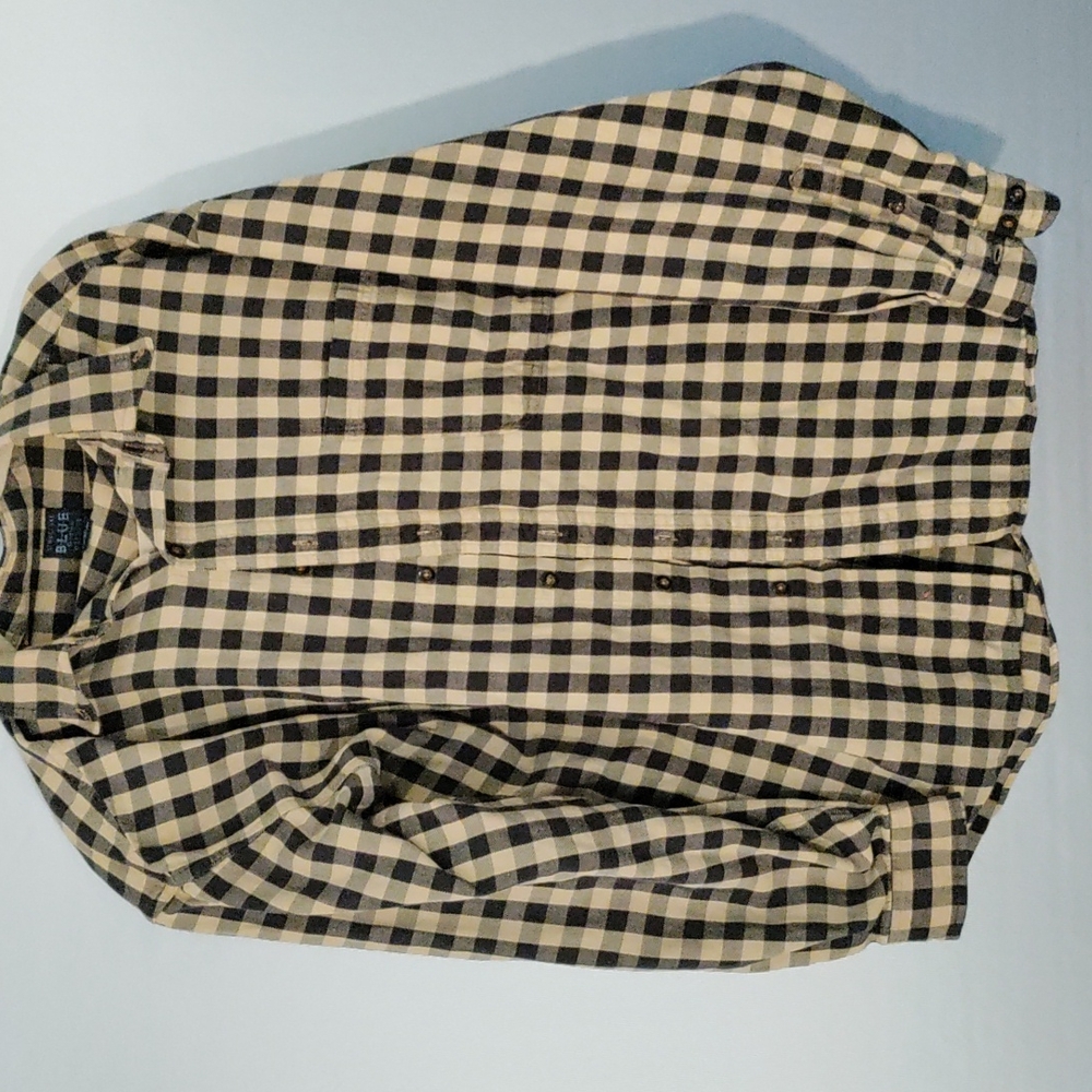 Structure mens flannel shirt